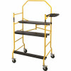 Jobsite Series 4.2 Ft. L X 6.3 Ft. H X 2.6 Ft. D Scaffold Work Platform With Safety Rail And Tool Tray, 900 Lb. Capacity