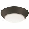 Lithonia Lighting Versi Lite 7 In. 9-Watt Textured Bronze Integrated Led Flush Mount