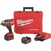 M18 Fuel 18-Volt Lithium-Ion Brushless Cordless 1/2 In. Impact Wrench With Friction Ring Kit With Two 5.0 Ah Batteries