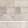 Msi Greecian White 3 In. X 6 In. Polished Marble Floor And Wall Tile (1 Sq. Ft. / Case)