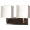 Startex 2L Wall Lamp Dbl Bn Mahogany