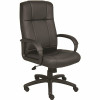 Boss Office Products 27 In. Width Big And Tall Black Vinyl Executive Chair With Swivel Seat - 3583275