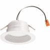 Lithonia Lighting Contractor Select E-Series 4 In. 4000K Cool White Integrated 720 Lumen Led Recessed Retrofit Baffle Trim