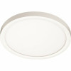 Juno Slimform 15-Watt White Integrated Led Flush Mount For J-Box Installation