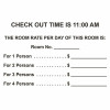 Rgi Publications, Inc Room Rate Cards 100Cs