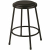 National Public Seating 24 In Vinyl Pad Stool Blk