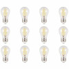 Feit Electric 40-Watt Equivalent A15 Dimmable Filament Led 90 Plus Cri Clear Glass Light Bulb Soft White (12-Pack)