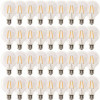 Feit Electric 40-Watt Equivalent G25 Dimmable Filament Energy Star Clear Glass Led Light Bulb, Daylight (36-Pack)