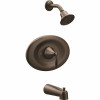 Moen Eva Lever 1-Handle Wall-Mount Tub Shower Traim Kit In Oil Rubbed Bronze (Valve Not Included)