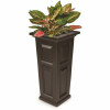 Mayne Self-Watering Nantucket Tall Espresso Polyethylene Planter