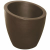 Mayne Modesto 20 In. Espresso Plastic Planter