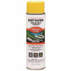 Rust-Oleum Industrial Choice 17 Oz. Af1600 System Athletic Field Yellow Striping Spray Paint (12-Pack)