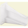 Prime-Line 2-9/16 In. White Plastic Track Drawer Bracket, 1 Left And 1 Right