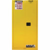 Justrite Safety Storage Cabinet, 60 Gallon, 65 In. X 34 In. X 34 In., Self-Close