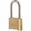 Master Lock 2 In (51Mm) Wide Resettable Brass Combination Padlock With 2-1/4In (57Mm) Shackle - U008774