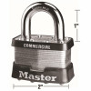 Master Lock #5 2 in.Laminated Steel Padlock Keyed Alike With Keyway A389