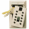 Kidde Mounted 5-Key Box With Pushbutton Combination Lock, Clay