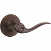 Kwikset Tustin Entry Door Lever Adj Bs Kw1 Venetian Bronze