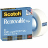 3M 3M Removable Tape, 3/4" X 1296", 1" Core