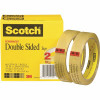 Scotch 3/4 In. X 1296 In. 665 Double-Sided Tape 3 In. Core, Transparent (2-Rolls)
