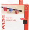 Velcro Brand 3/4 In. X 30 Ft. Roll Black Sticky-Back Hook And Loop Fasteners In Dispenser