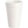 Dart J Cup 16 Oz. Tall Insulated Foam Cup, White (1000 Per Case)