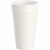 Dart J Cup 20 Oz. Tall Insulated Foam Cup, White (500 Per Case)