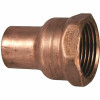 Everbilt 3/4 In. X 1/2 In. Copper Pressure Cup X Female Adapter Fitting