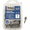 Teks #9 X 1 In. Steel External Hex Head Washer Sharp Point Roofing Screws (120-Pack)