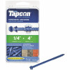 Tapcon 1/4 In. X 4 In. Hex-Washer-Head Concrete Anchors (25-Pack)