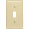 Leviton 1-Gang Ivory Midway Toggle Nylon Wall Plate (10-Pack)