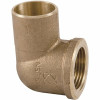 Everbilt 1/2 in. Copper Silicon Alloy Pressure 90-Degree Hub x Female Elbow Fitting