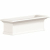 Mayne 36 In. X 12 In. White Plastic Self-Watering Window Box