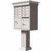 Florence Vital 1570 8-Mailboxes 2-Parcel Lockers 1-Outgoing Pedestal Mount Cluster Box Unit - 202197144