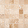 Msi Ivory 12 In. X 12 In. X 10 Mm Honed Travertine Mosaic Tile (10 Sq. Ft. / Case)