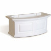 Mayne 24 In. X 11.5 In. White Plastic Window Box