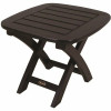 Trex Outdoor Furniture Yacht Club 21 In. X 18 In. Charcoal Black Patio Side Table