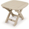 Trex Outdoor Furniture Yacht Club 21 In. X 18 In. Sand Castle Patio Side Table