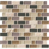 Msi Stonecrest Interlocking 12 In. X 12 In. X 8Mm Glass And Stone Mesh-Mounted Mosaic Tile