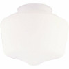 Westinghouse 5 In. Handblown White Schoolhouse Shade With 3-1/4 In. Fitter And 5-3/4 In. Width