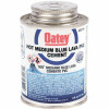 Oatey Blue Lava 8 Oz. Medium Blue Pvc Cement
