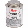 Oatey 8 Oz. Medium Gray Pvc Cement