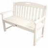 Trex Outdoor Furniture Yacht Club 48 In. Classic White Plastic Patio Bench