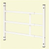 Segal 15-3/4 In. X 23-1/2 In. X 15-1/2 In. 3-Bar Hardened Steel Painted Finish Child Fall Window Guard, White