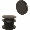 Westbrass 1-1/2 In. Npsm Round Mushroom Coarse Thread Drain With Illusionary Overflow Cover In Oil Rubbed Bronze