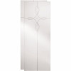 Delta 23-17/32 X 67-3/4 In. X 1/4 In. (6 Mm) Frameless Sliding Shower Door Glass Panels In Tranquility (For 44-48 In. Doors)