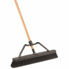 Libman 24 In. Smooth Surface Industrial Push Broom With Brace And Handle