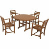 Trex Outdoor Furniture Monterey Bay Tree House 5-Piece Plastic Outdoor Patio Dining Set