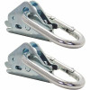 Snap-Loc 1-1/2 X 3-1/8 Zinc-Plated Spring-Loaded Snap Hook To Connect Rope, Cable And Hook Straps To E-Tracks (2-Pack)