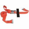 Snap-Loc 16 Ft. X 2 In. Logistic Ratchet E-Strap With Hook And Loop Storage Fastener In Red